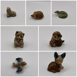 Vintage 1970s Wade Whimsies Individual Collectible Miniature