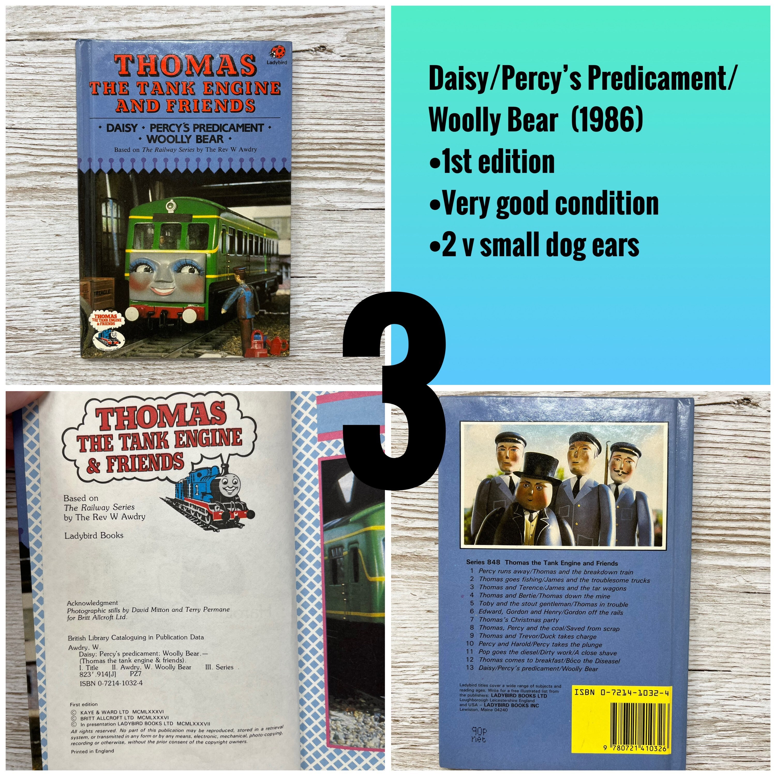 Vintage Ladybird Thomas the Tank Engine & Friends Books, 1980s Edition ...