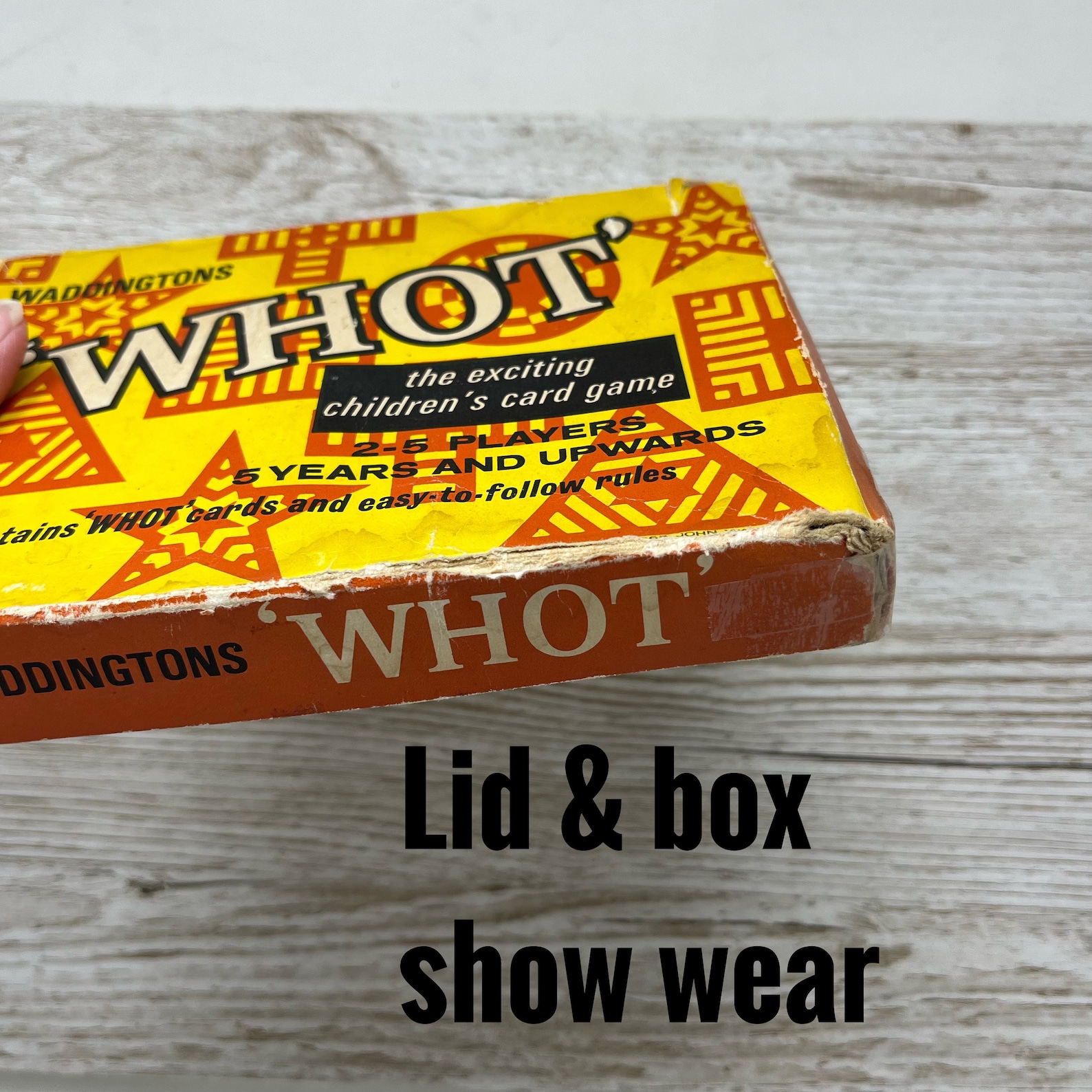 Vintage 1960s Waddingtons Whot Card Game and Instructions - Etsy