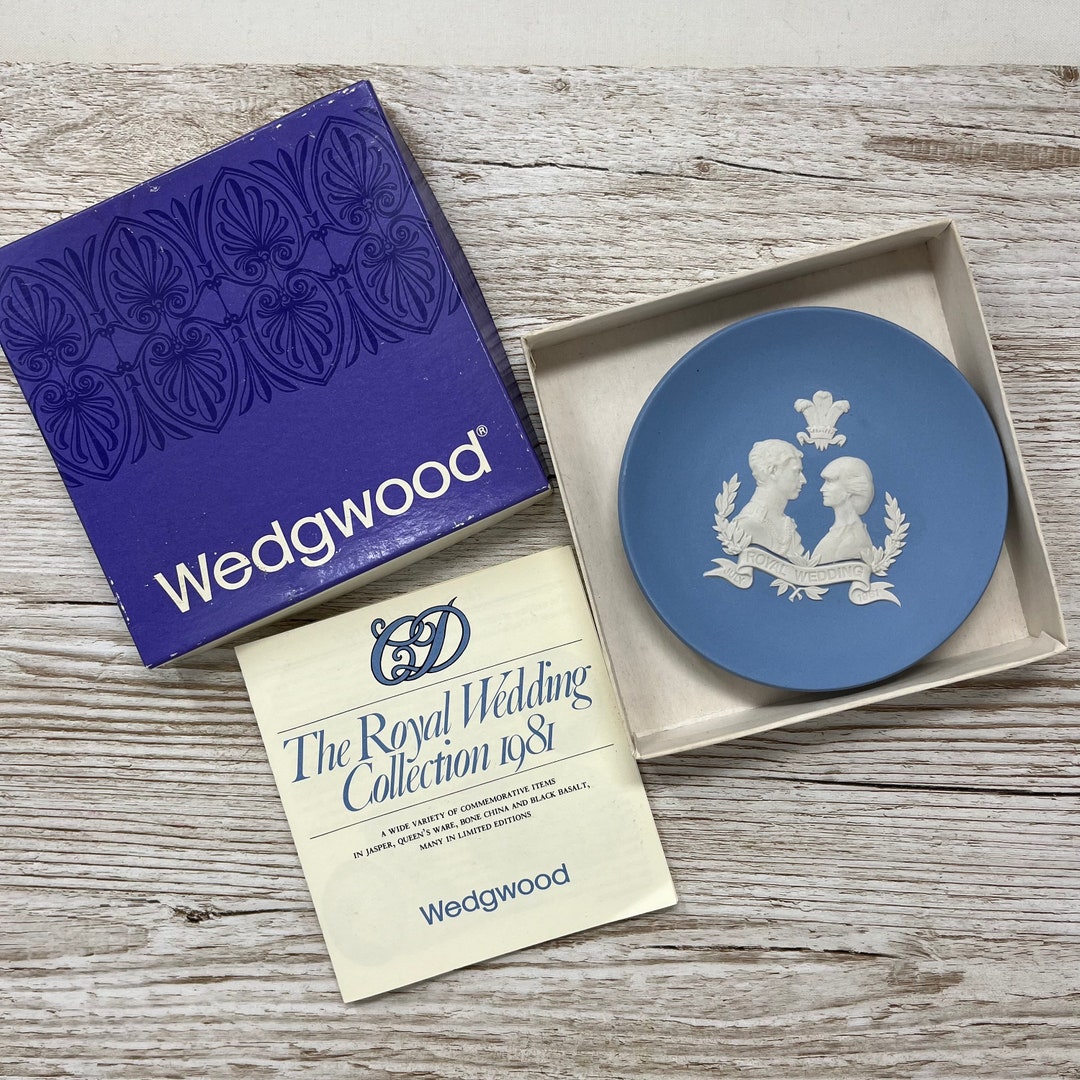 Vintage 1981 Wedgwood the Royal Wedding Collection Prince Charles