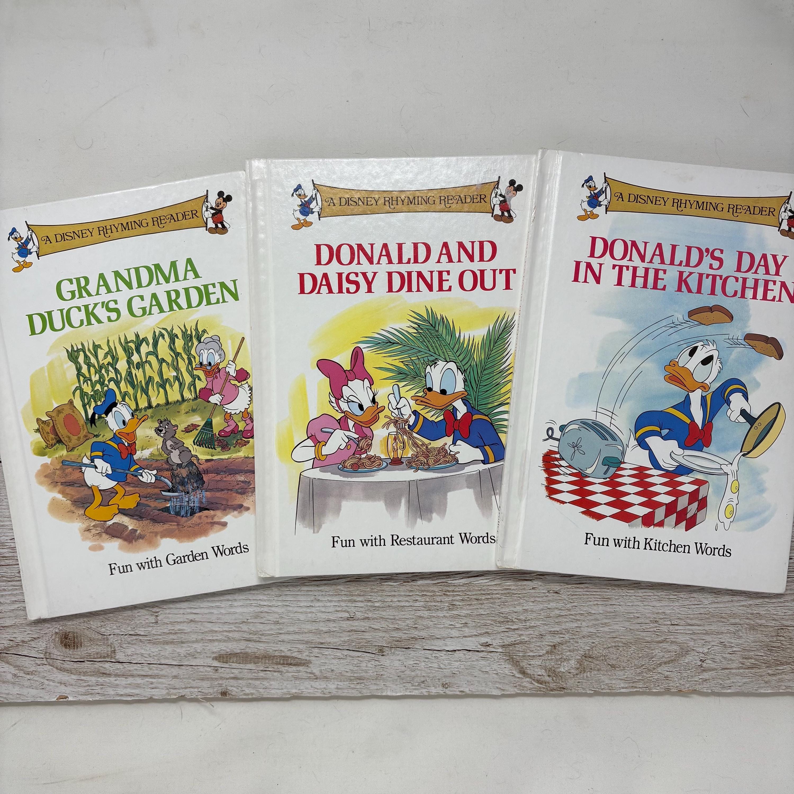 ヴィンテージディズニー・洋書 Vintage 1988 Disney Rhyming Reader Books, Excellent Condition