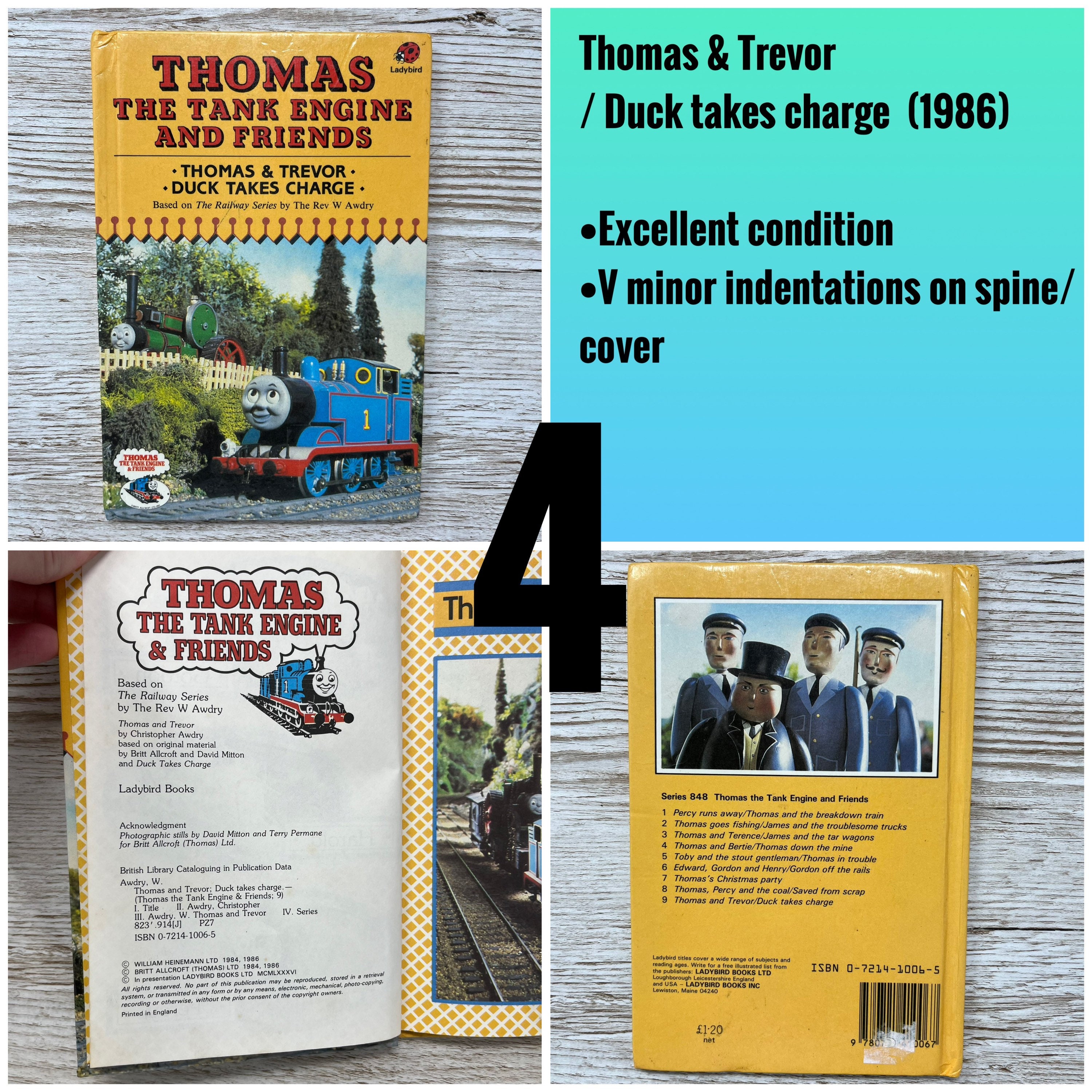 Vintage Ladybird Thomas the Tank Engine & Friends Books, 1980s Edition ...