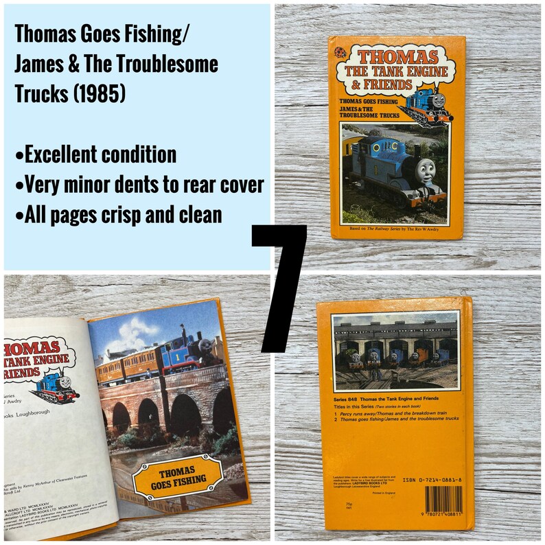 Vintage Ladybird Thomas the Tank Engine & Friends Books, 1980s Edition ...