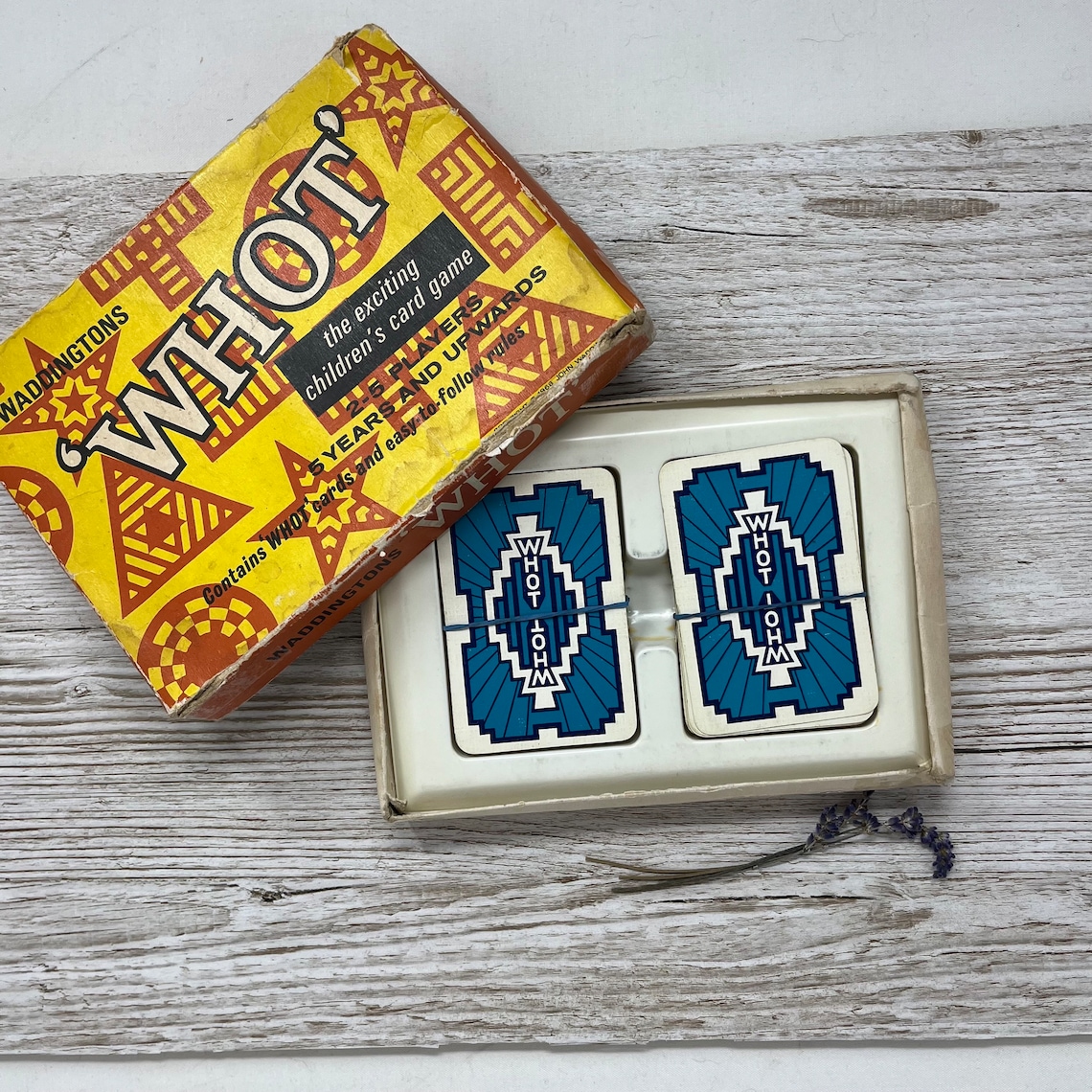 Vintage 1960s Waddingtons Whot Card Game and Instructions - Etsy