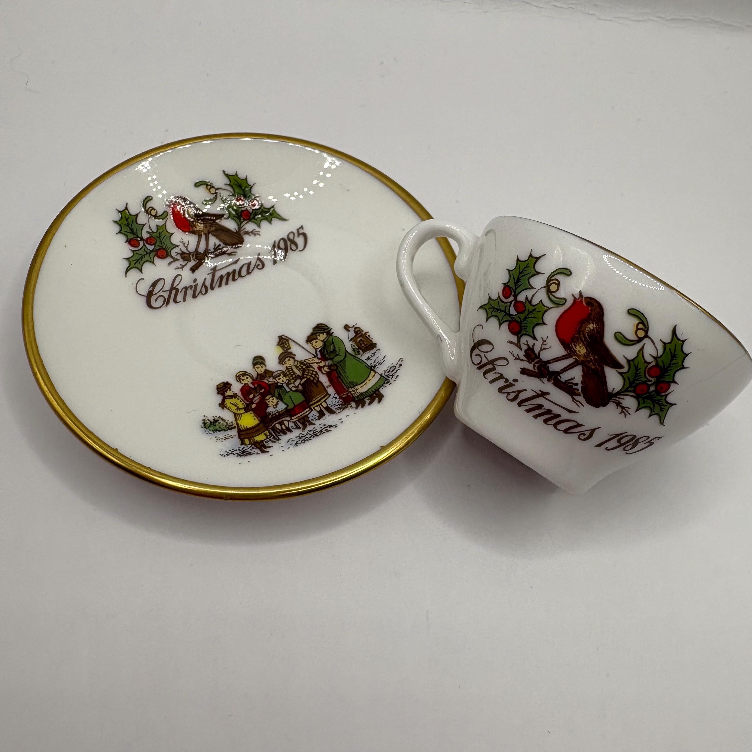 Miniature Cups and Saucers Caverswall - Etsy UK