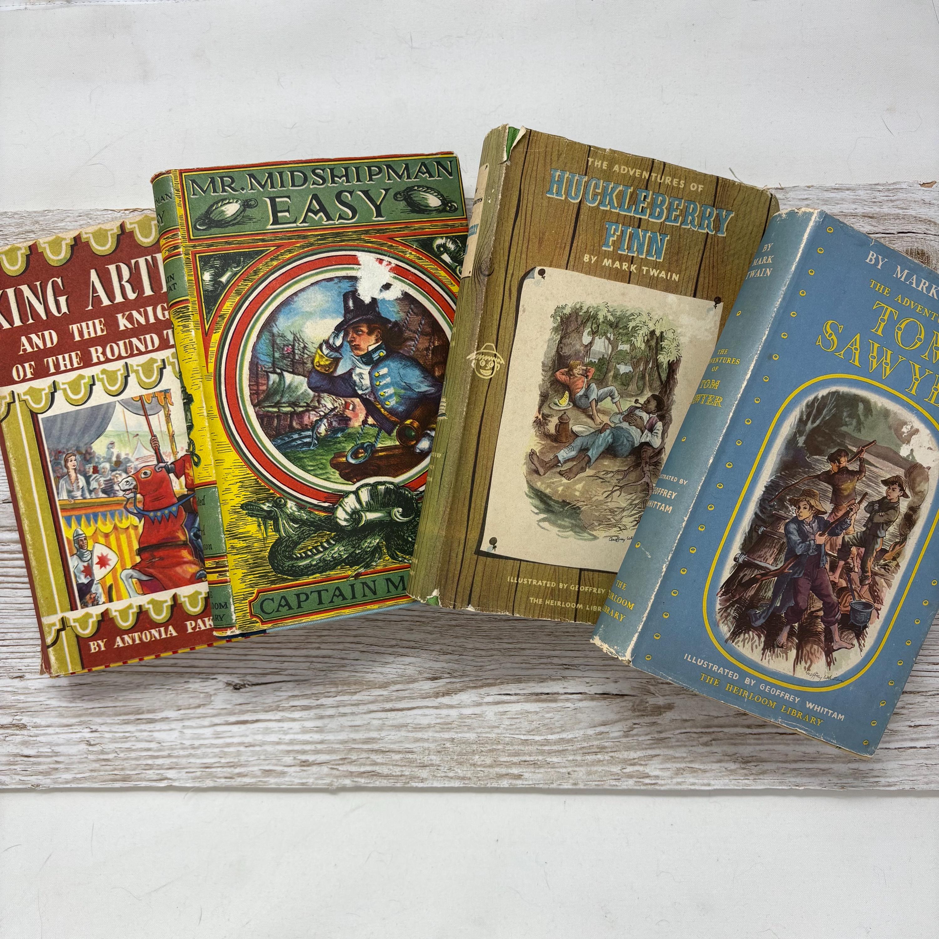 1950年代　Amerock 「Story Book」 ノブ　2個 Vintage 1950s Heirloom Library Children's Illustrated Classic