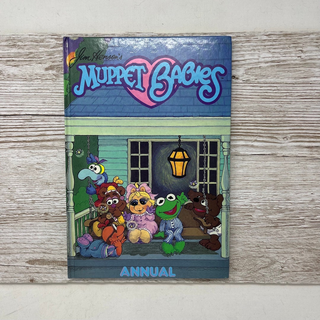 Vintage 1989 Muppet Babies Annual, Not Price Clipped With Many Puzzles ...