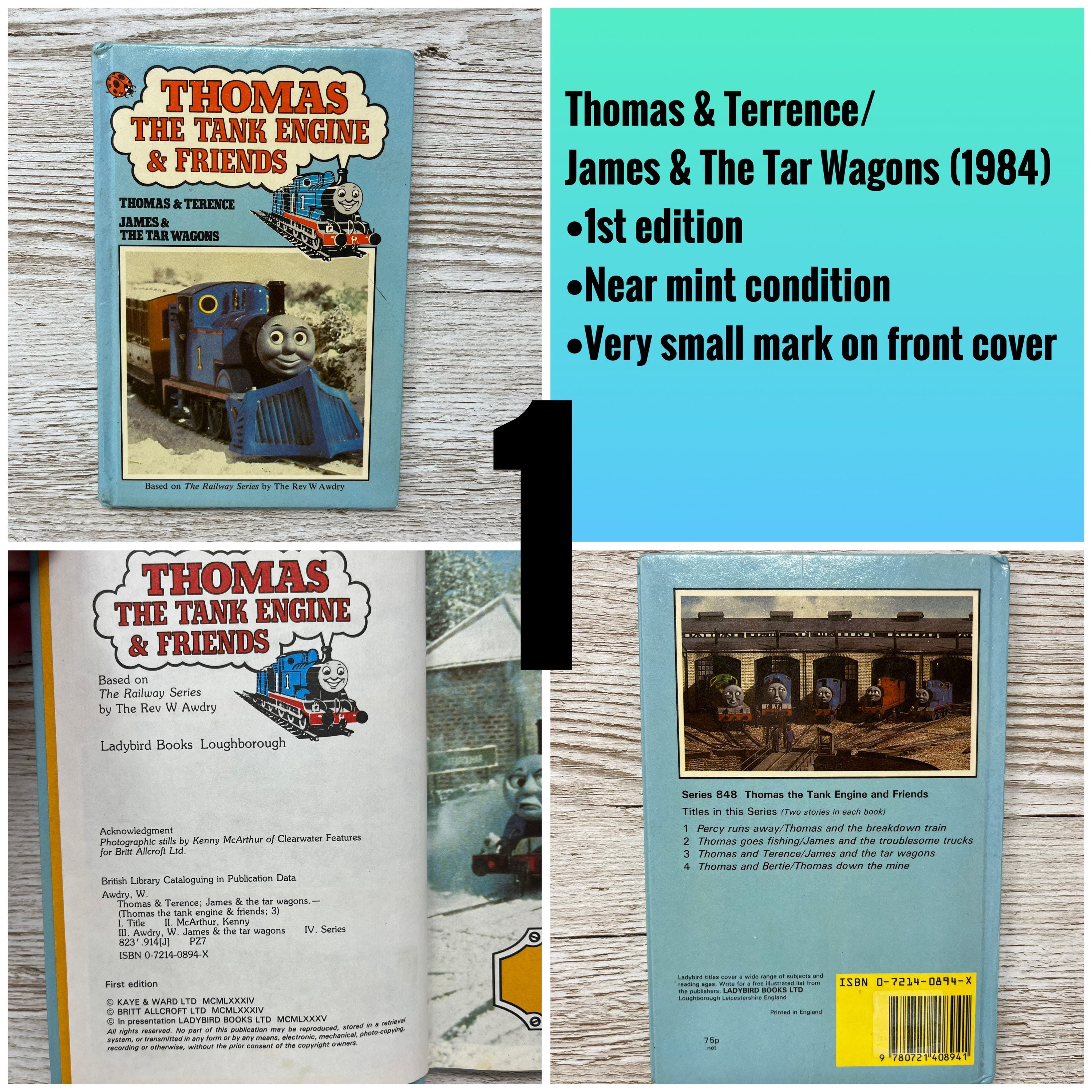 Vintage Ladybird Thomas the Tank Engine & Friends Books, 1980s Edition ...
