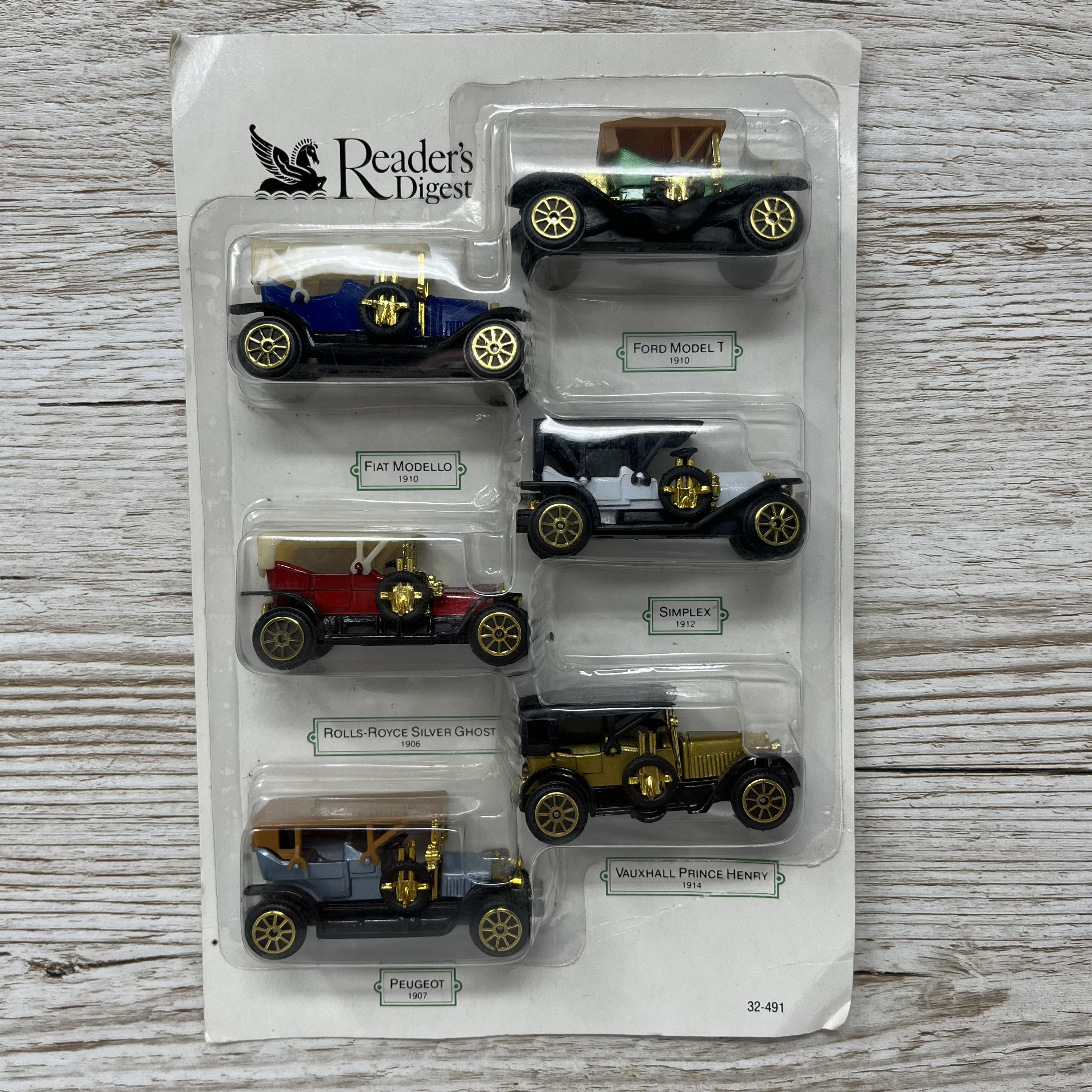 Readers Digest Vintage 1980s Die Cast Miniature Model Cars in