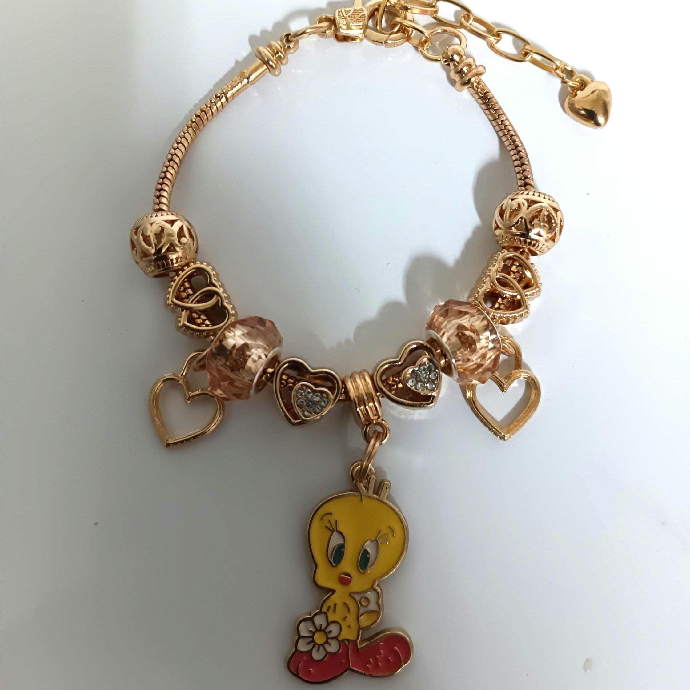 Tweety Bird Charm Bracelet