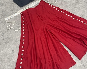 red boho garba plazzo, garba dress, navratri chaniya choli, navratri 2022, garba choli, full flair chaniya choli, gamthi choli