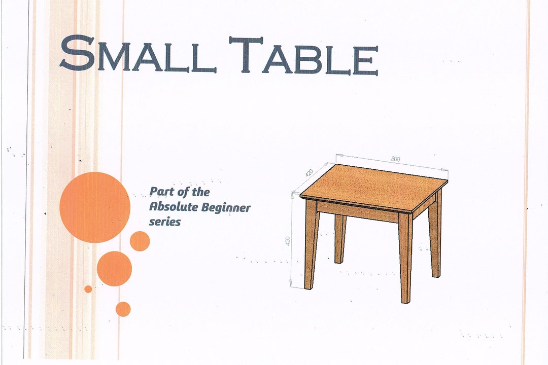 Small Table Templete Small Table Detailed Build Instructions , Plans With Tips and Tricks ...