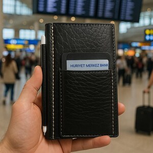 Porta pasaporte de cuero de lujo personalizado, billetera de viaje con ranura para bolígrafo y tarjeta de crédito, billetera de cuero personalizada, tarjetero personalizado