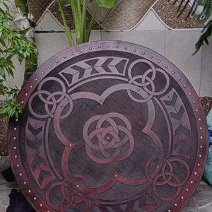 Medieval wooden | Viking Celtic Scottish | Targe Round Shield