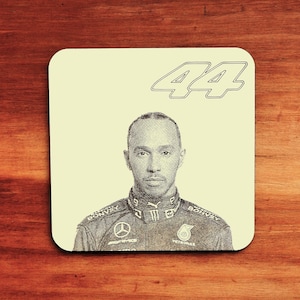Formula 1 Driver Coaster gift | Perfect for F1 fans both Men and Women Lewis Hamilton