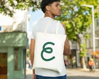 eRank Cotton Canvas Tote Bag, Grocery or Everyday Handbag for Carrying Essentials, eRank Branded Merchandise