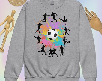 Football Sweatshirt, Soccer Sweatshirt, Soccer Fan, Soccer Jersey, Football Top, Football Theme, Football Gift, Football Gift, Soccer Shirt