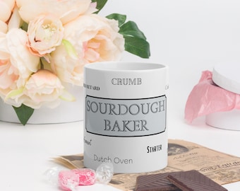 Zuurdesem Starter, Zuurdesem Brood, Zuurdesem Crock, Zuurdesem Cadeau, Zuurdesem Kit, Cadeau voor Bakker, Zuurdesem Mok, Brood Bakken, Keuken