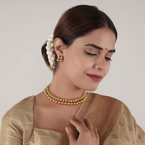 Rofarword South Indian Jewellery Set /Temple Jewelry Set /Choker Necklace / Choker Set/ Bollywood Jewelry/ Indian Jewelry/ Gifts Unique-609