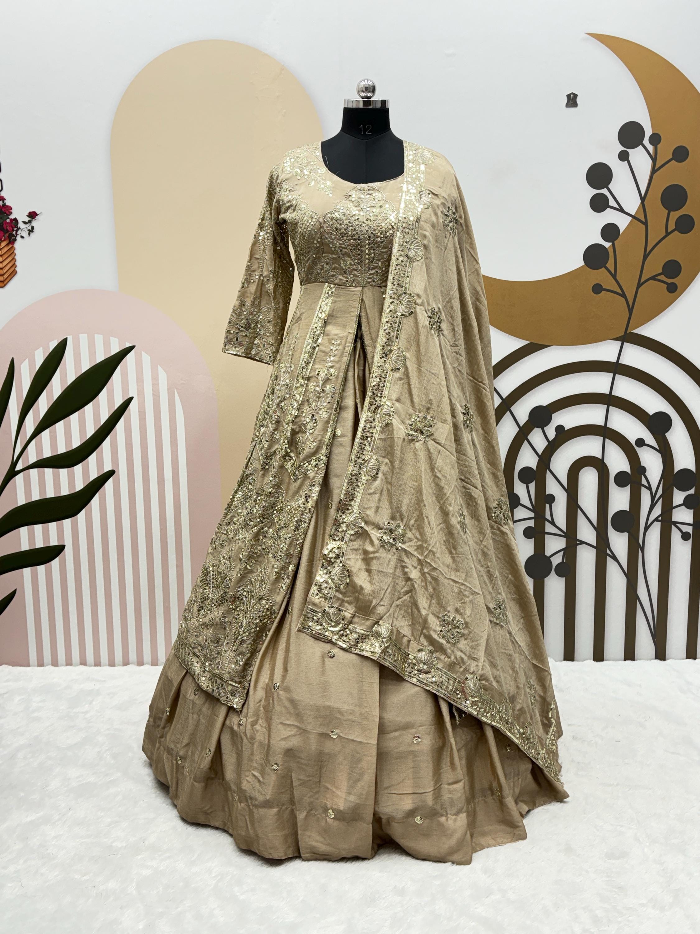 Gown With Koti - Etsy