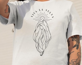 Viva La Vulva Organic T Shirt Mental Health Matters