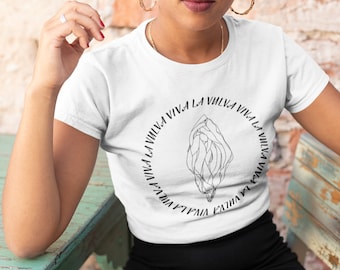 Viva La Vulva Graphic Tee Aesthetic Clothing Minimalist