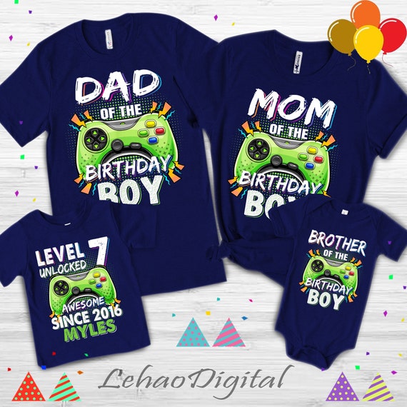 Womens Video Game Gamer Truck Birthday Party Shirt For Mom Womens Video Game Gamer Truck Birthday Party Shirt For Mom