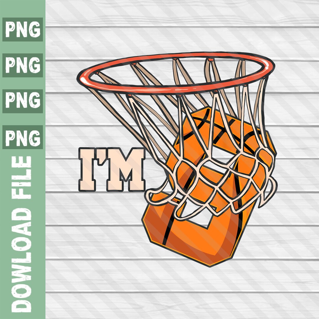 9th Birthday Basketball PNG, Birthday Basketball for Boy, 9 Years Old