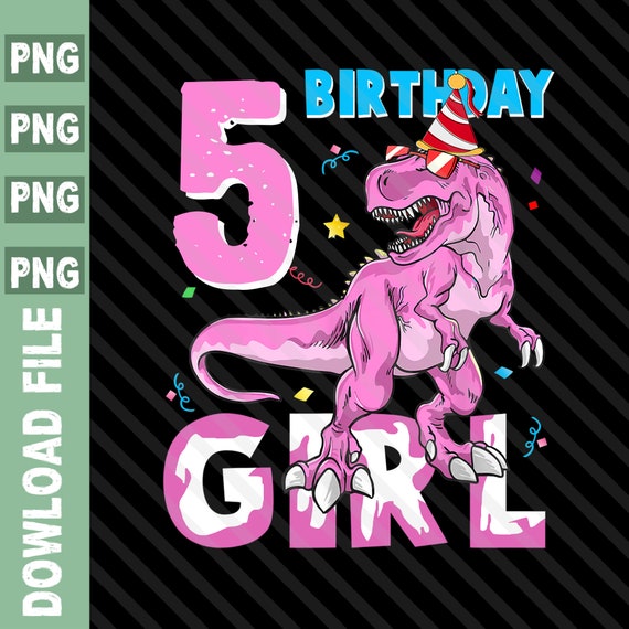 5th Birthday Dinosaur T-Rex Shirt 5 Year Old Birthday Party 5th Birthday Dinosaur T-Rex Shirt 5 Year Old Birthday Party