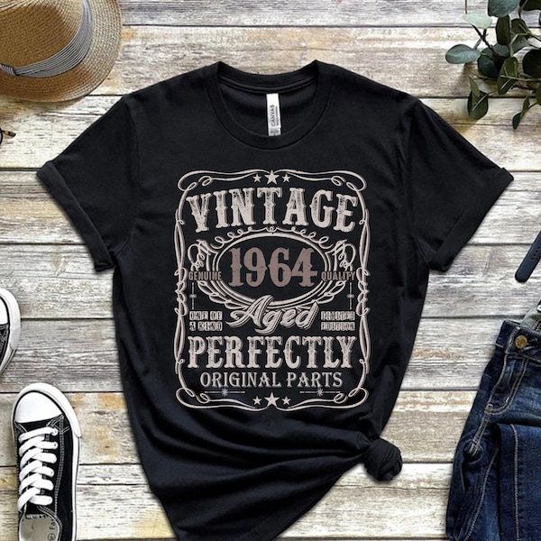 60th Birthday Shirt, Vintage 1964 Shirt, 60th Birthday Gift For Women, 60th Birthday Gift For Men, 60th Birthday Friend, 60th Birthday Gift