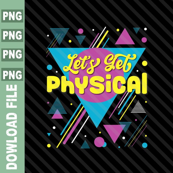 Retro 80er png, 80er Jahre Retro png, 80er Party png, Geburtstag 1980 png, 90er Retro 80er, 80er png, Let's get physical png, Love Retro 80er png