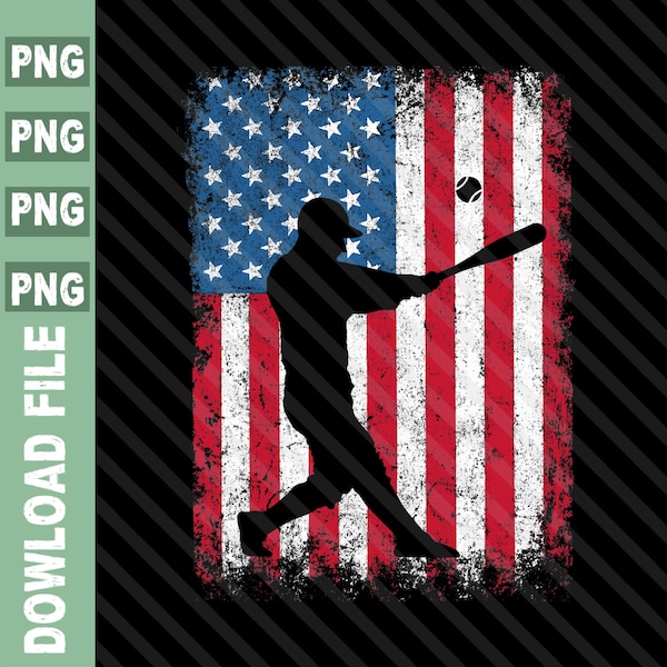 American Flag Baseball png, Vintage Baseball Flag, Baseball Png,American Flag Png, Flag Baseball For boy, Baseball For men, Baseball Gift