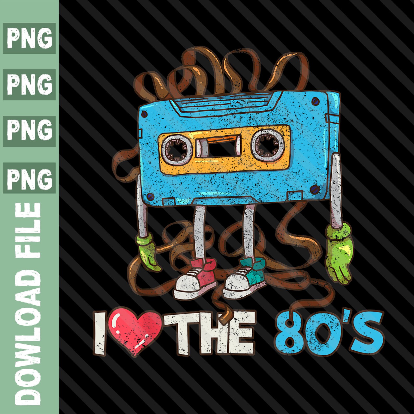 I Love the 80s Png, 80s Retro Png, 80s Party Png, Birthday 1980 Svg, 90 ...