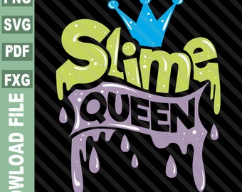 birthday Slime svg, Birthday Slime Queen svg, Birthday Girl svg, Slime Queen squad svg, Slime queen svg