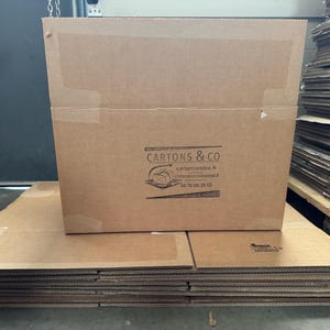 lot de 5 cartons d’emballage 59x38x33cm double cannelure