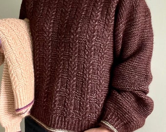 Herbarium Sweater Knitting Pattern English