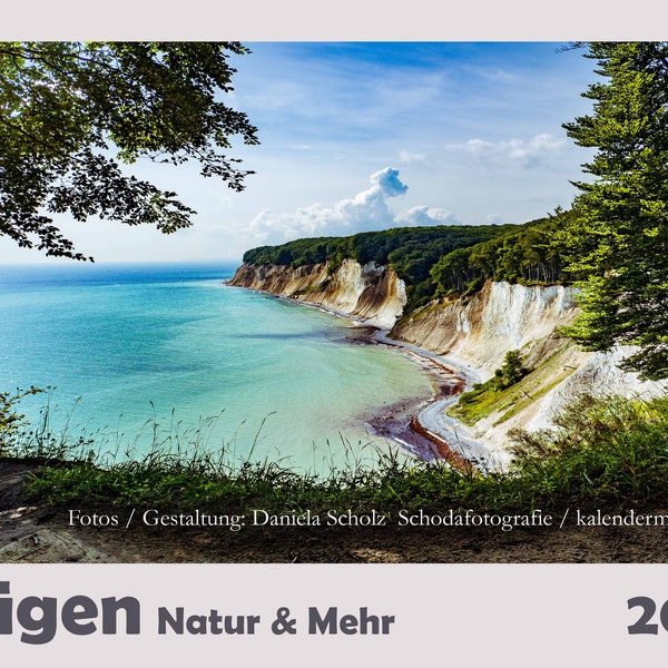 Rügen Wandkalender Monatskalender Kalender - Weihnachtsgeschenk Werbung Werbegeschenke Geschenk Reise Urlaub Ostsee Erinnerungen  Fotos