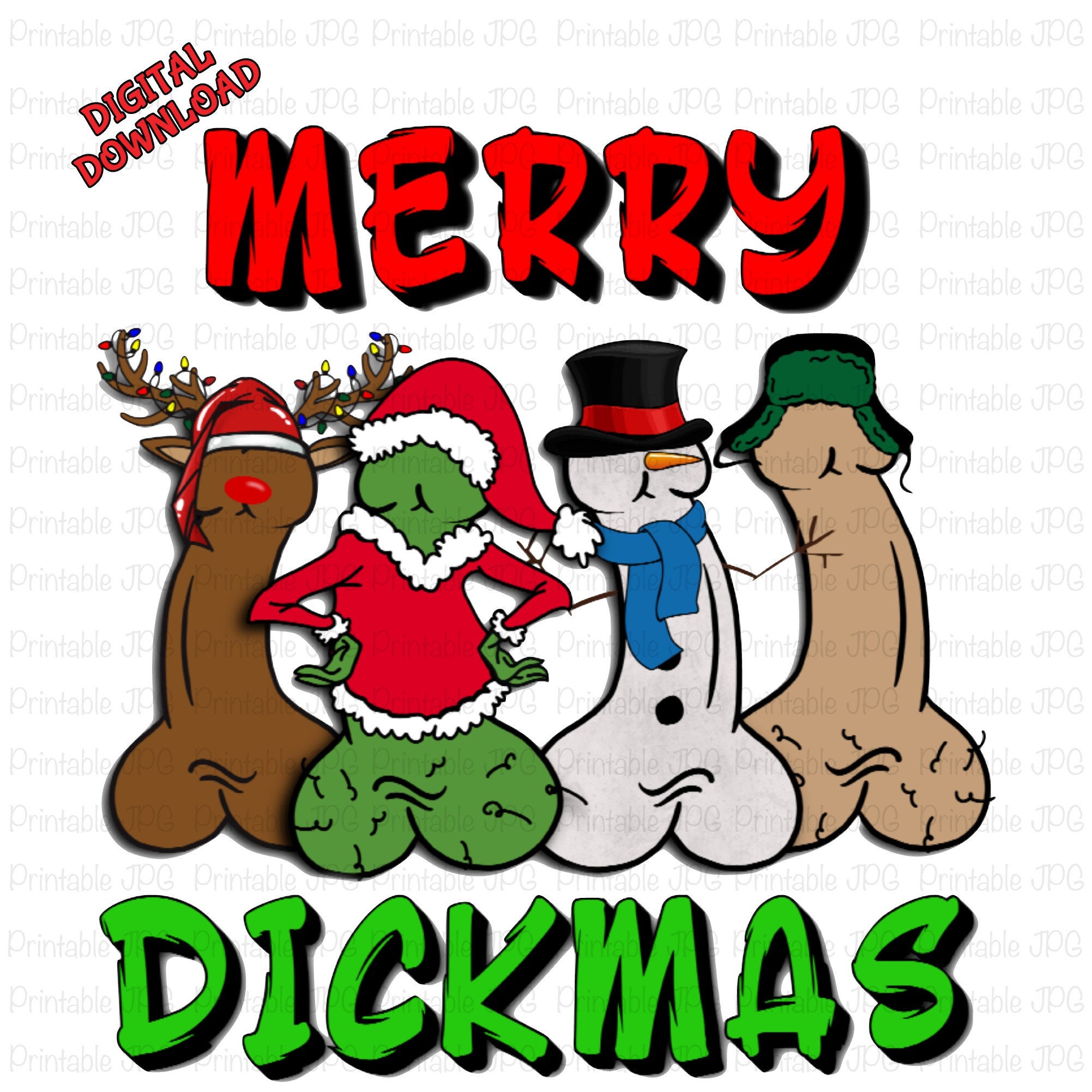 Merry dickmas santa cock