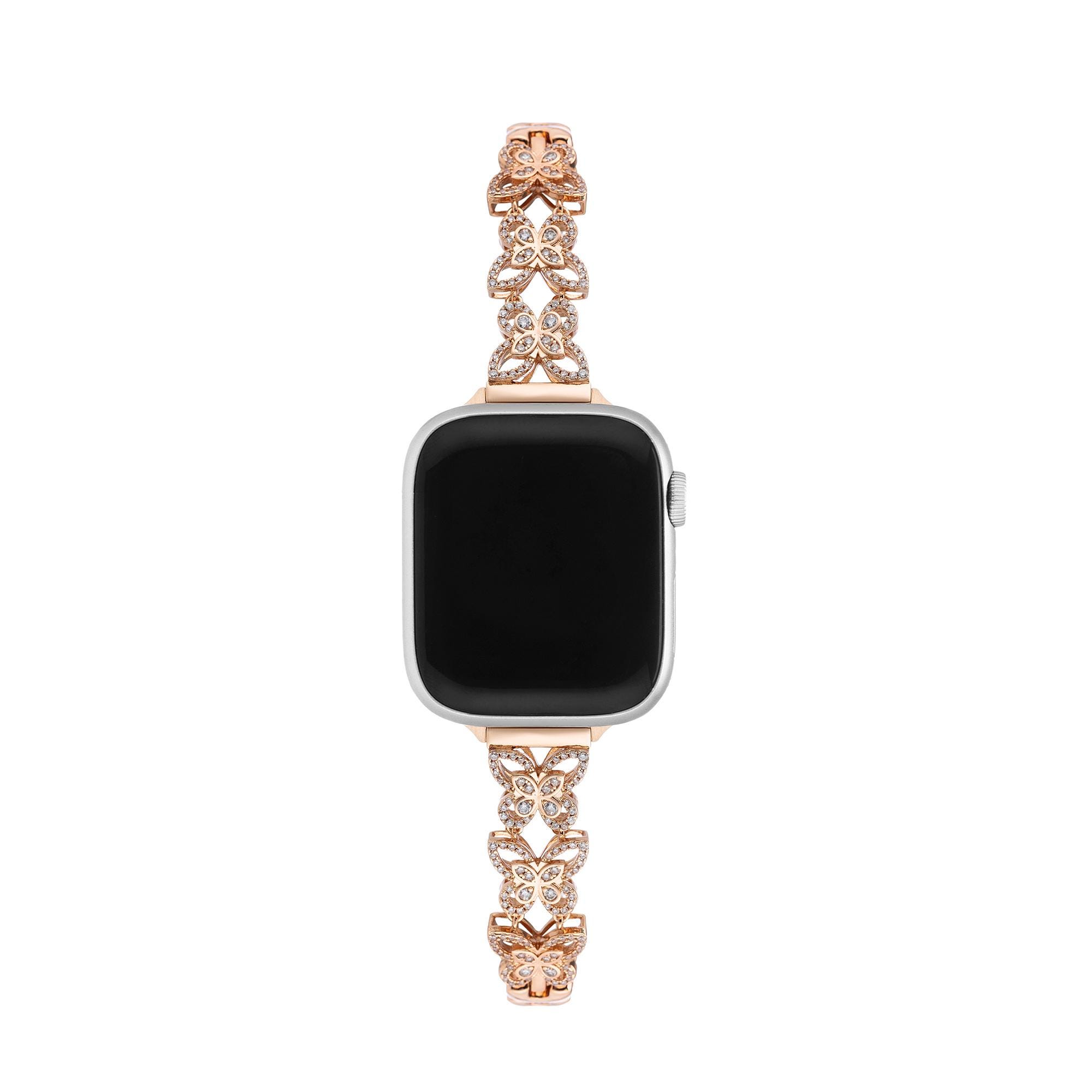 NEW Rhinestone Bling Butterfly Beaded Apple Watch Band Amazon.com: WINGLE Bling Band and Case for Apple Watch Band  main image 2