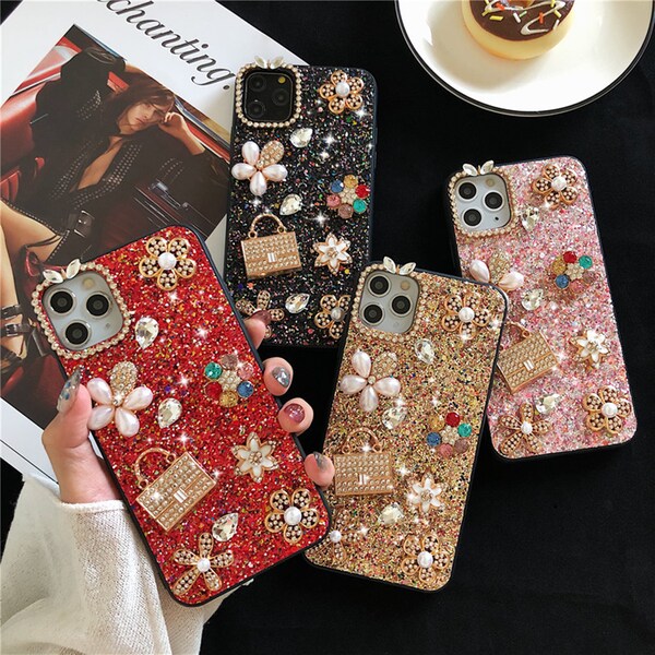 Bling Rhinestone Diamond Phone Case for iPhones