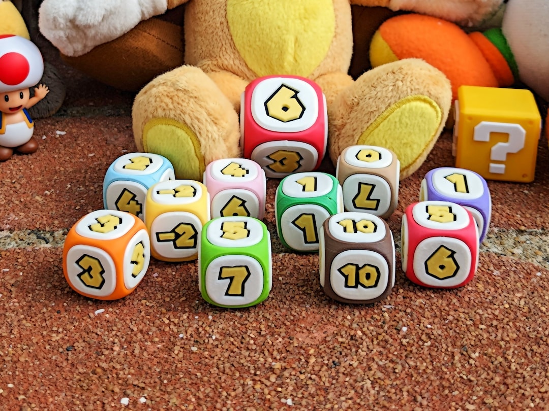 Mario Party Dice Original Dice for Board Games, Roleplaying Games, Etc