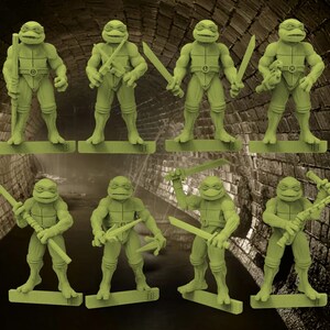 28 mm Turtle Heroes x8 TGM-7