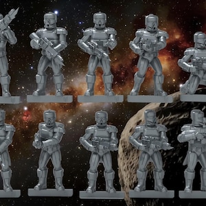 28mm Cylon Prototypes x10 TGM-7