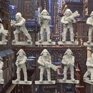 28mm Mangalore Mercenaries  x10 TGM-7
