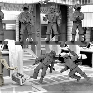 28mm Officers and Robots x10 TGM-7