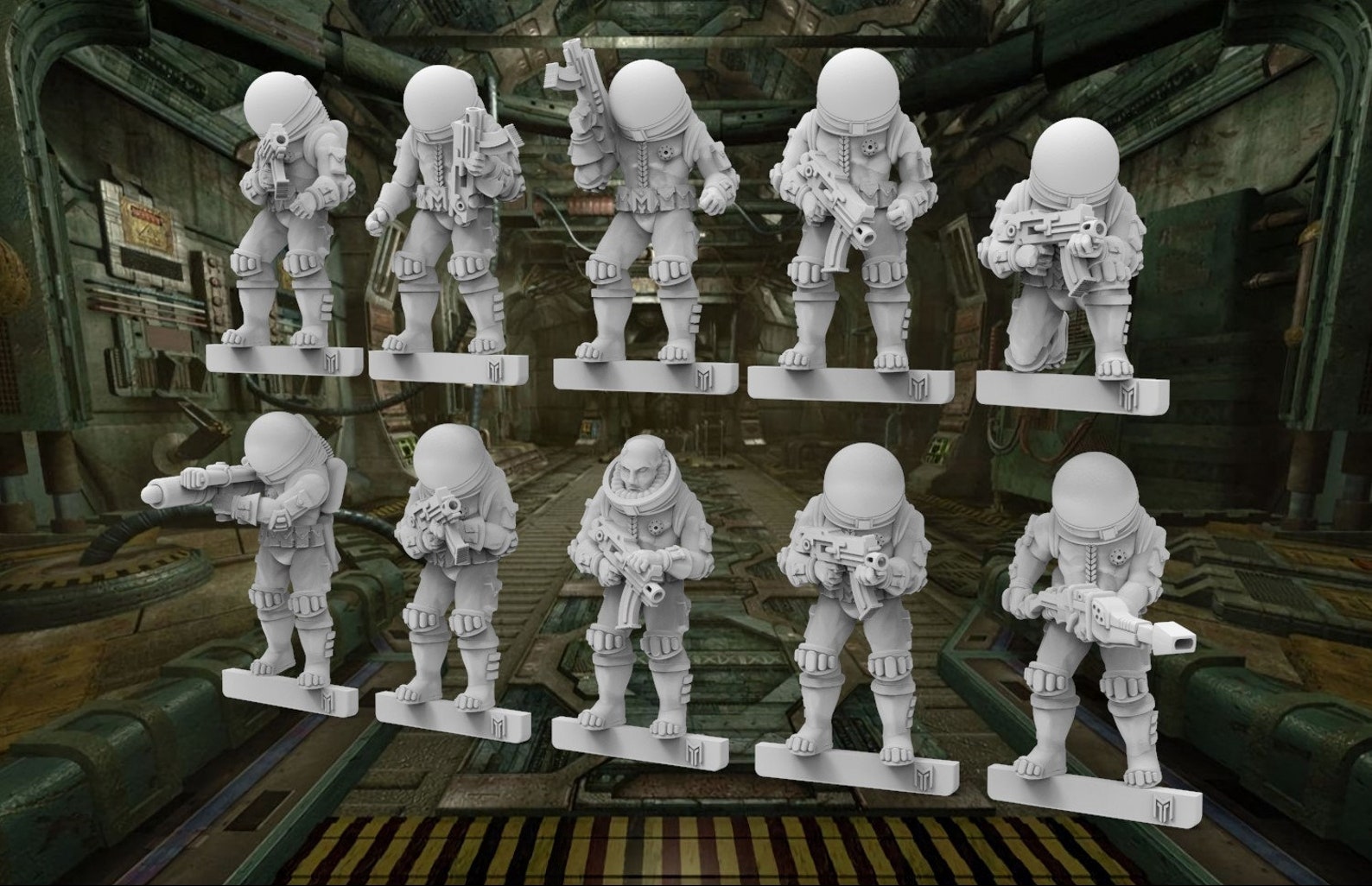 28mm Retro Spacemen X10 (set 2) TGM-7 - Etsy