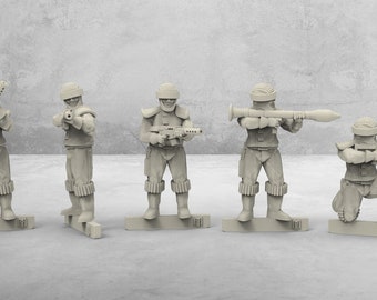 Figurines Wargaming Moderne US Police Four - 20mm - Pour Jeux De Rôle RPG Sur Table