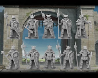 28mm  Citadel Guard guarding x10 TGM-7