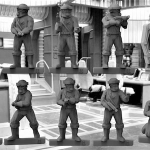 28mm Troopers and Robots x10 TGM-7