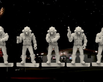 28mm Zano Zan Bounty Hunters x5 TGM-7